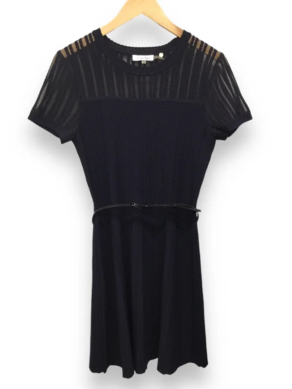 Dress Work By Calvin Klein In Navy, Size: M