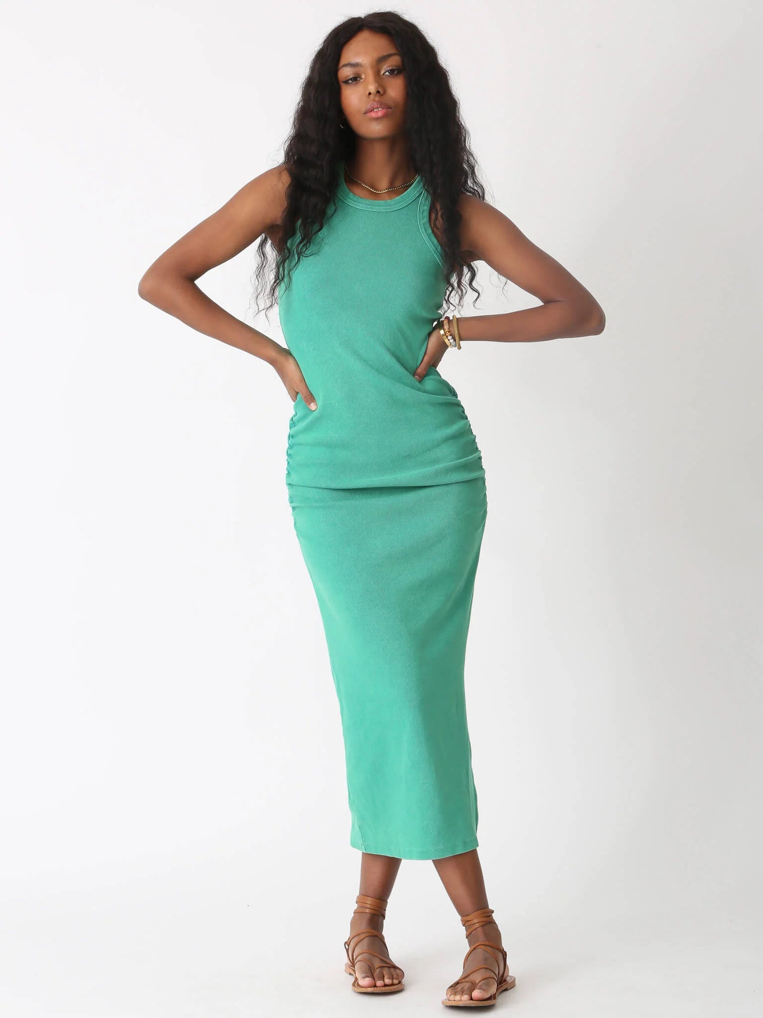 Gamble Dress - Vintage Reef Green