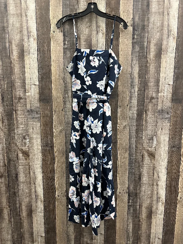 Jumpsuit By Banana Republic In Floral Print, Size: M