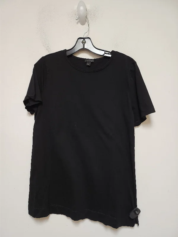 Top Short Sleeve Basic By Ann Taylor In Black, Size: L