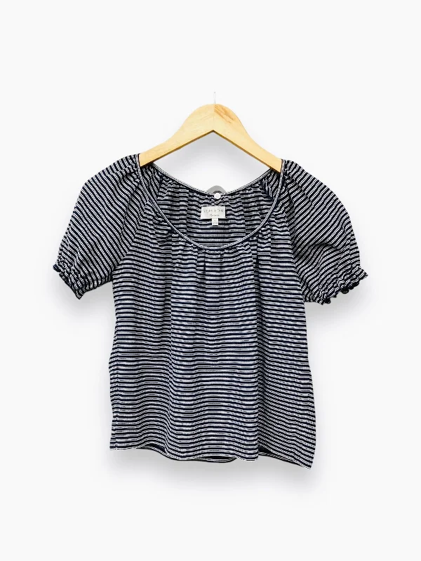 Top Short Sleeve By Madewell In Blue, Size: Xs