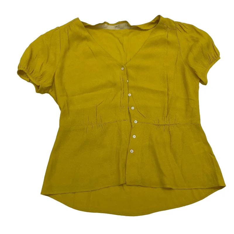 YELLOW TOP SS by J. CREW Size:XS