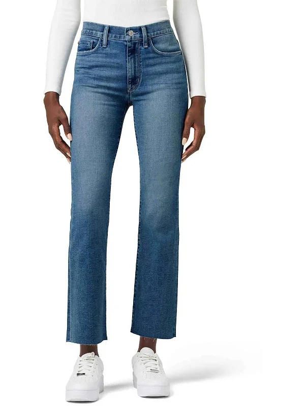 Blair Womens High Rise Cropped Bootcut Jeans