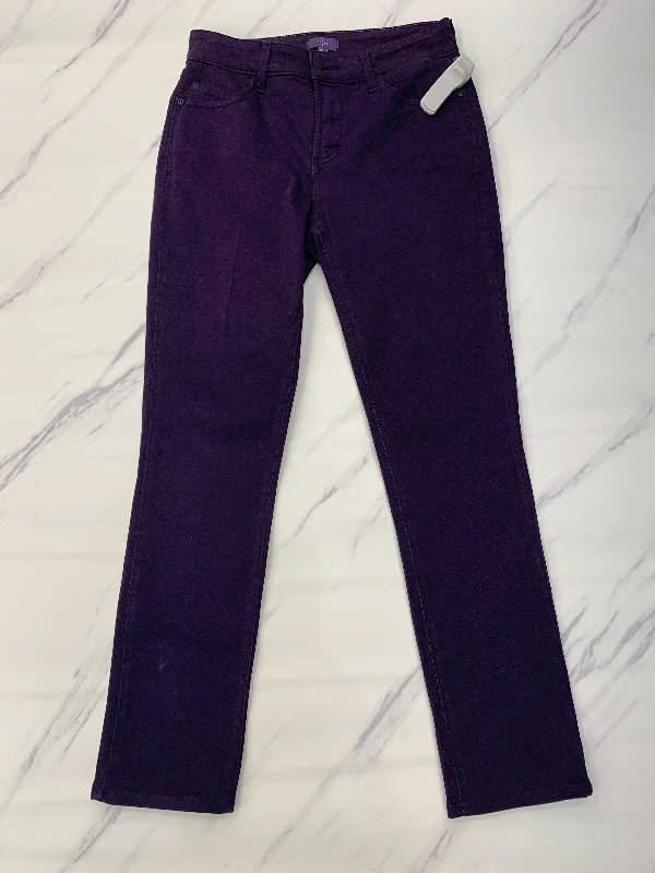 Jeans Boyfriend By Not Your Daughters Jeans In Purple, Size: 4