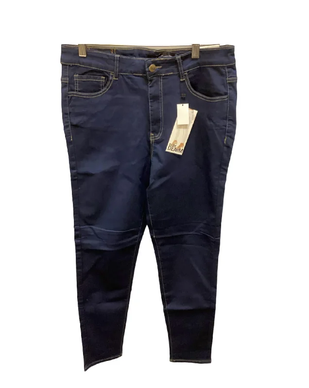 Women's High Waist Skinny Jean In Blue