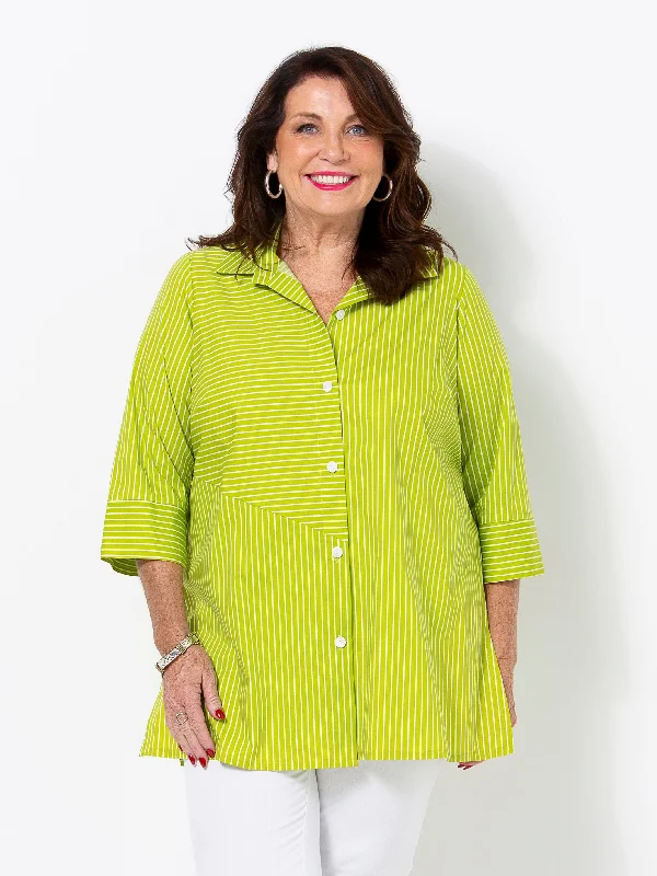 Lime Stripe Shirt