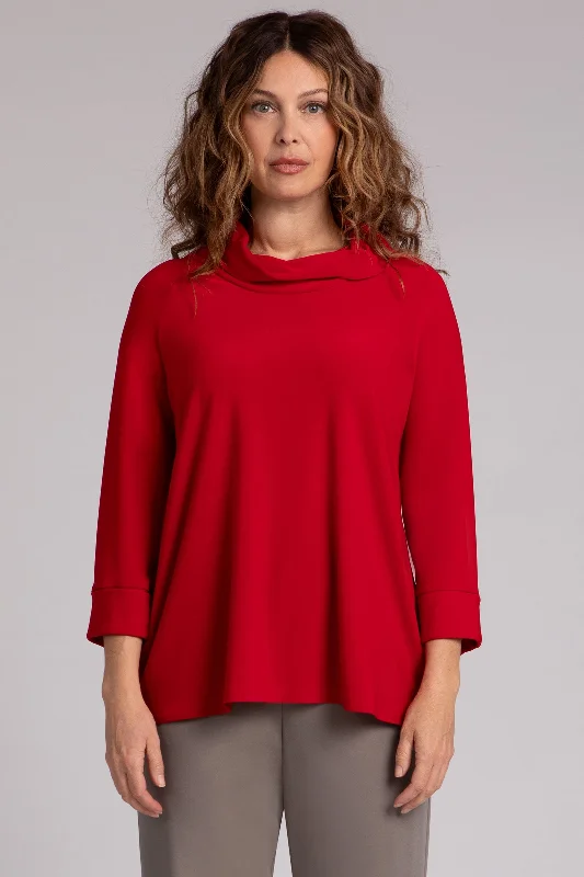 Wide Cuff Raglan Sleeve Top | Poppy