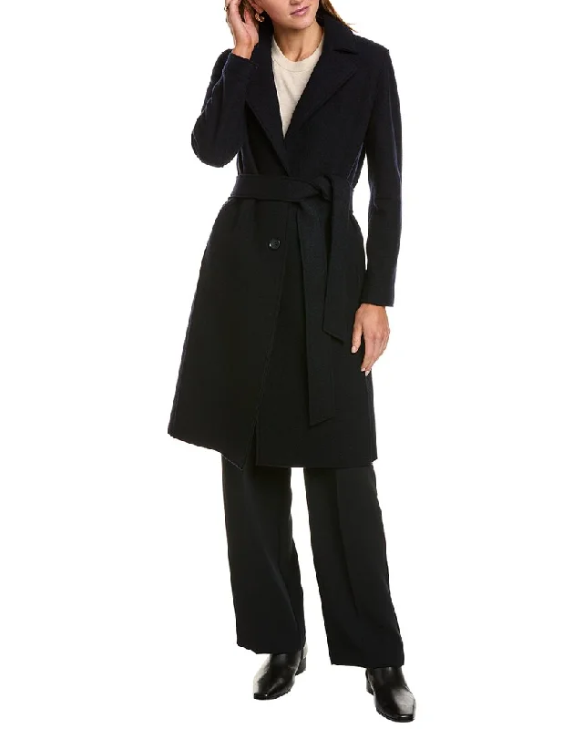 Cinzia Rocca Icons Long Wool Trench Coat