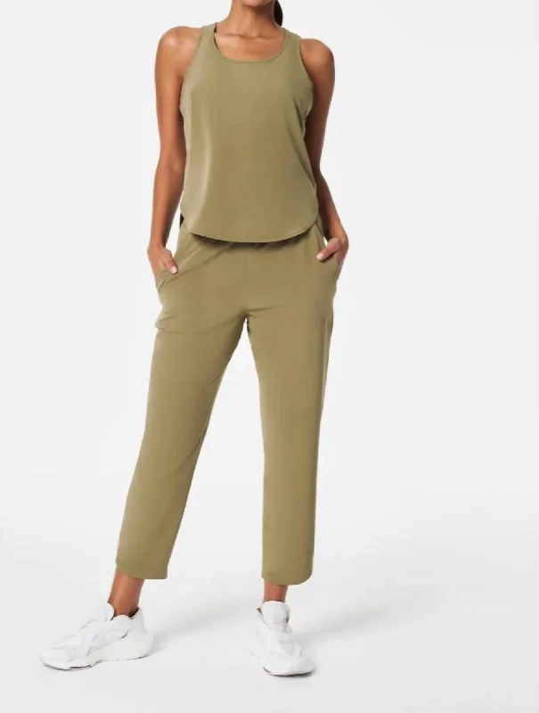 Casual Fridays Out Of Office Trouser Pants In Olive