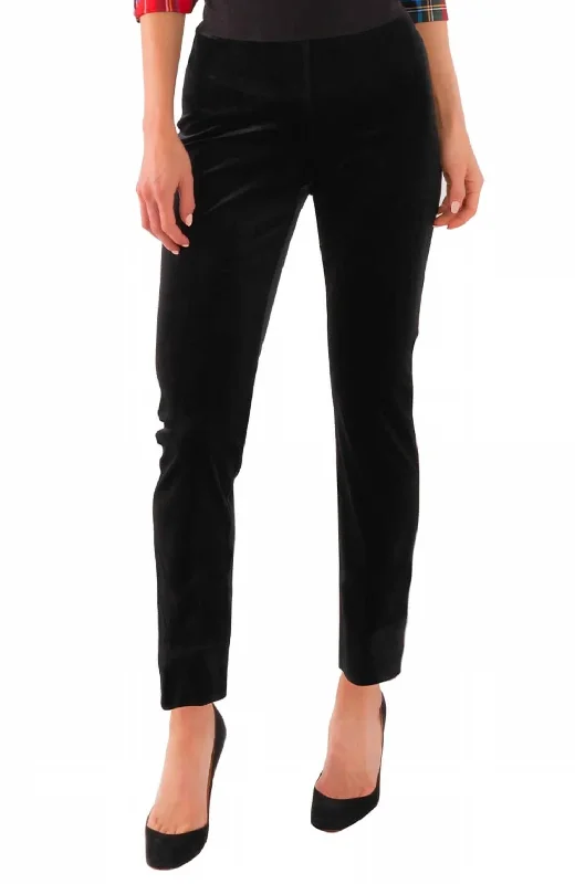 Gripeless Pull On Pant In Black