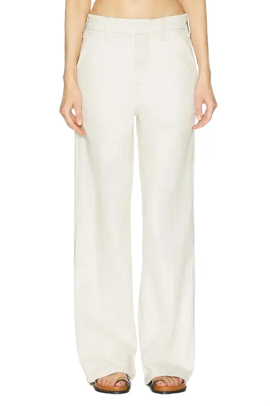 Wide-Leg Pant In Ecru