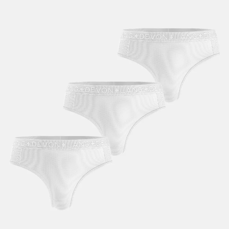 Katrina Everyday Thong - Multi-Packs - Glacier White