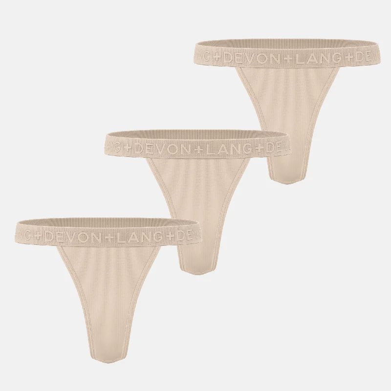 Katrina V-Thong - Multi-Packs - Skin Light