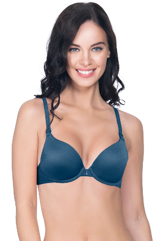 Perfect Lift Padded Wired Demi Bra - Bottle Green