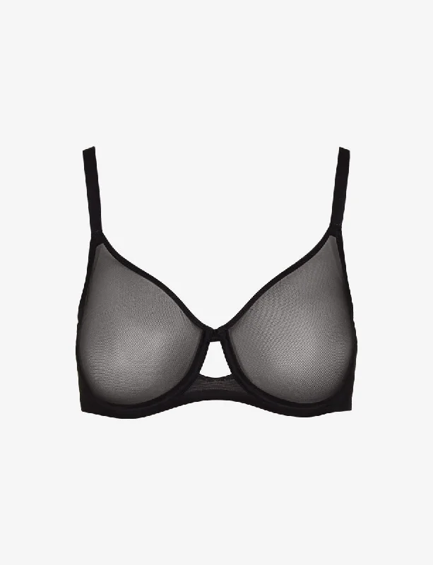 Chic Mesh Full Cup Underwire Bra