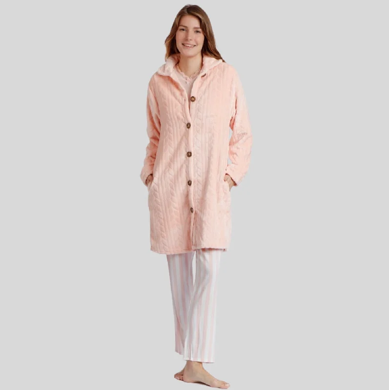 Coral Cable Design Soft Touch Dressing Gown/Jacket