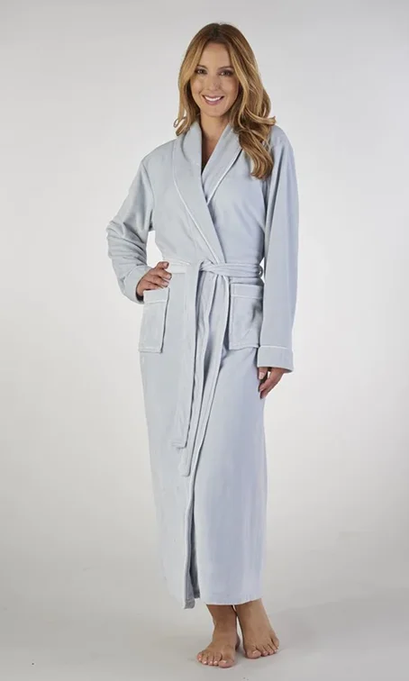 Slenderella Luxury Light Blue Dressing Gown