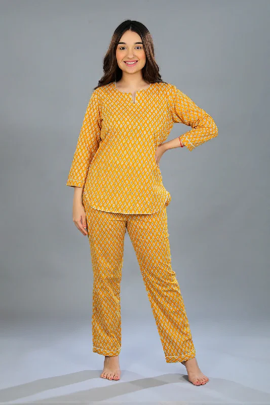 Kurti Style Pajama Set