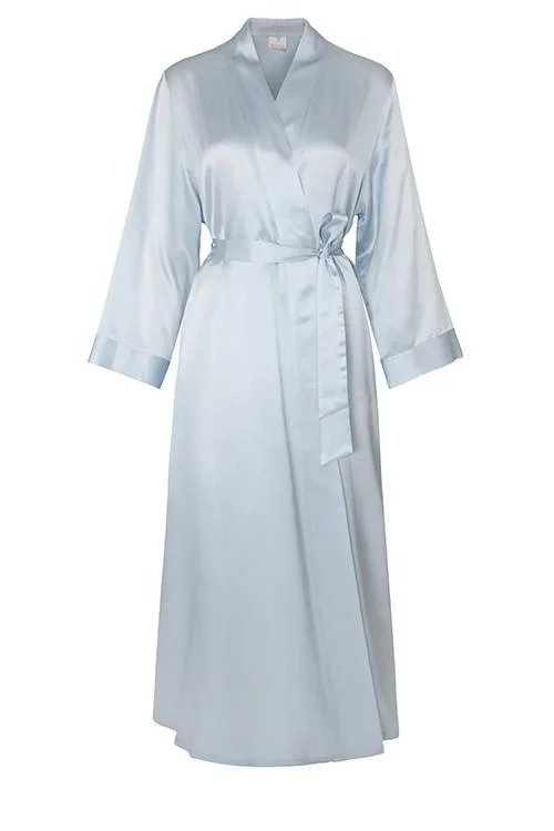 New Look Kimono Style Silk Dressing Gown(in stock, 3-day dispatch)