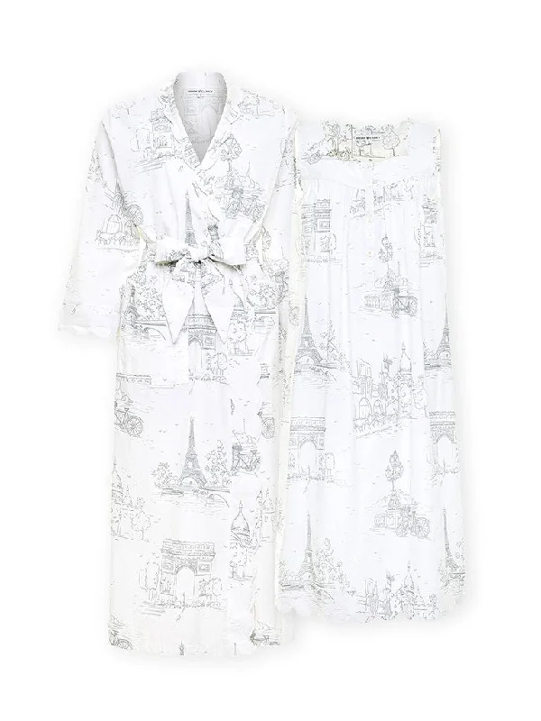 Paris Bundle: Classic Robe + Nightgown