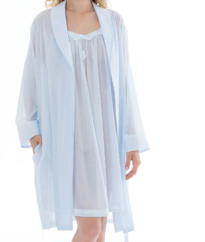 SALE Celeste 2 Shawl Collar Short Robe (In stock, 3-day dispatch)