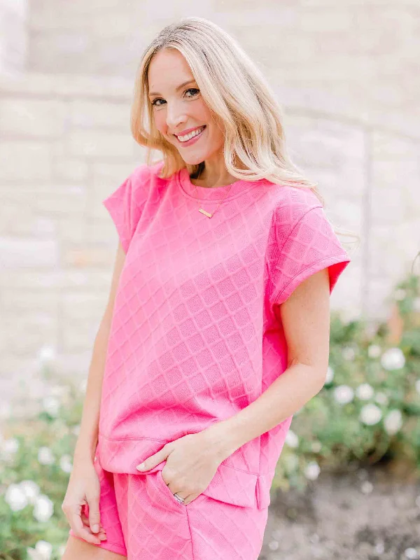 FINAL SALE - Claire Top | Pink