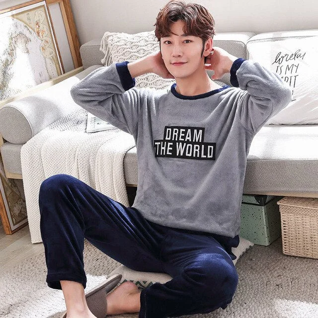 men pajamas winter  21