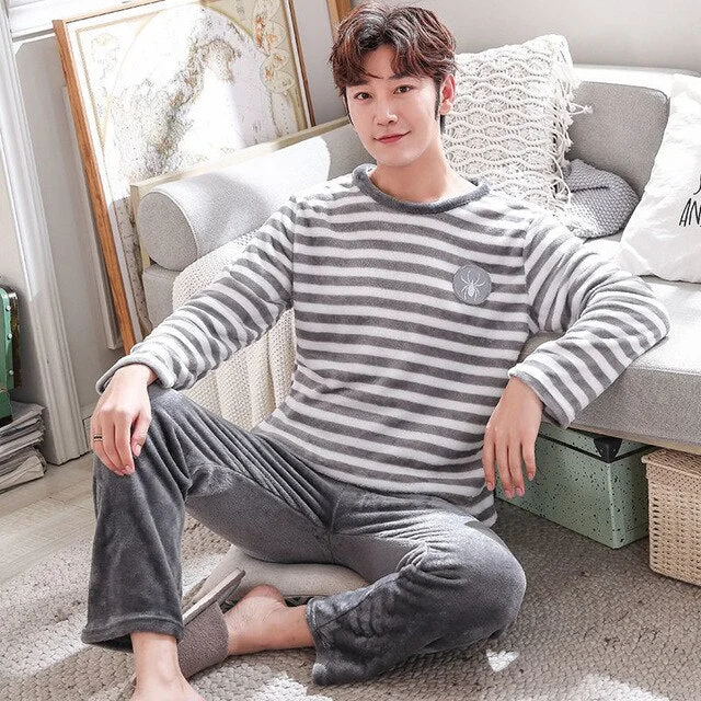 men pajamas winter  17