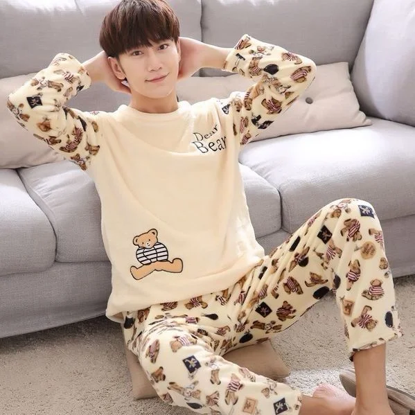 men pajamas winter