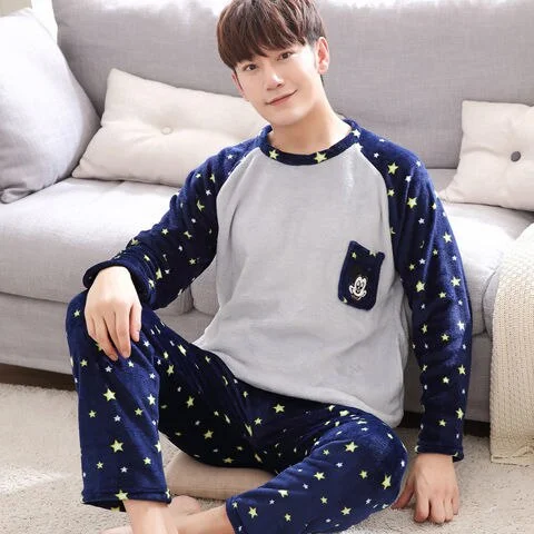 men pajamas winter  10