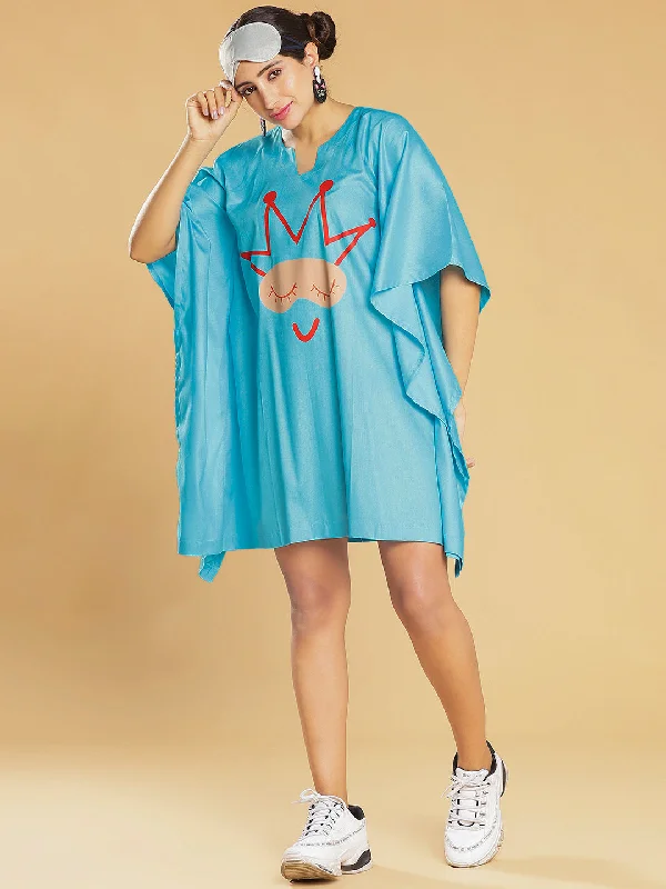 Turquoise Kaftan Nightdress - SleepyQueen