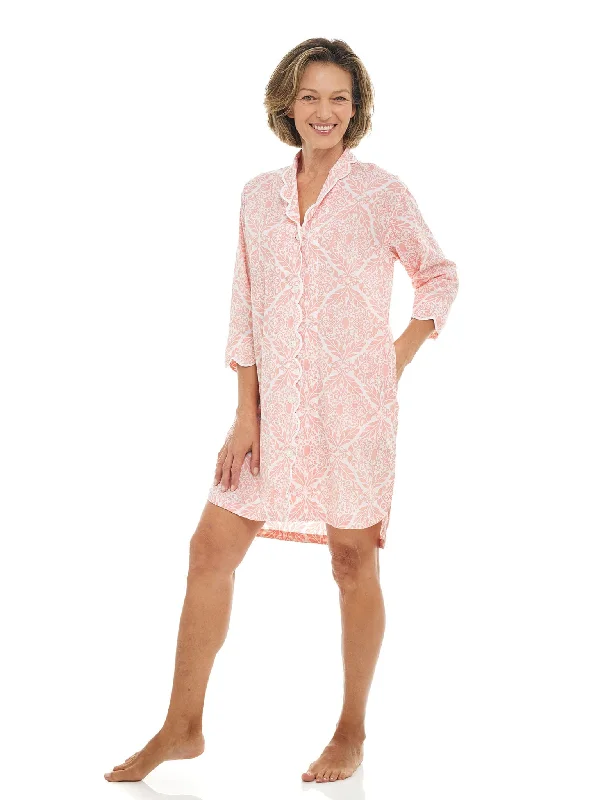 Coral Filigree Nightshirt